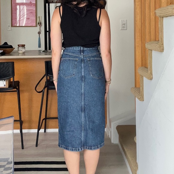 NWOT Mango denim skirt - Picture 2 of 3
